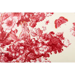 Elegant Birch Side Table with Floral Design – Modern Accent for Living Room or Bedroom hrn-5266