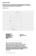 Stylish PU Leather Side Table with Stainless Steel Accents and Black Walnut Wood Base – Modern Decorative Accent for Living Room and Bedroom hrn-5267