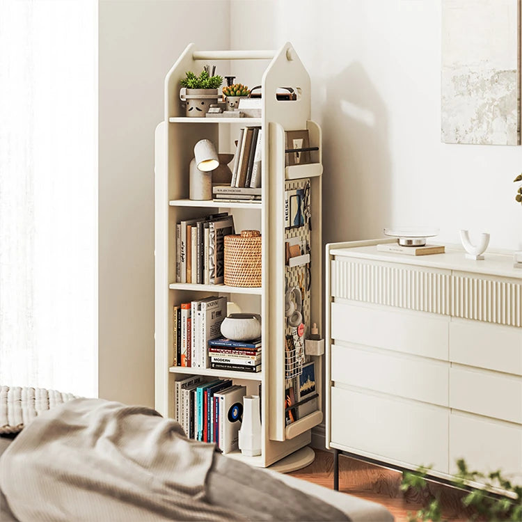 Stylish Solid Wood Storage Rack - Modern and Versatile Bookshelf for Home Organization hrvr-5081