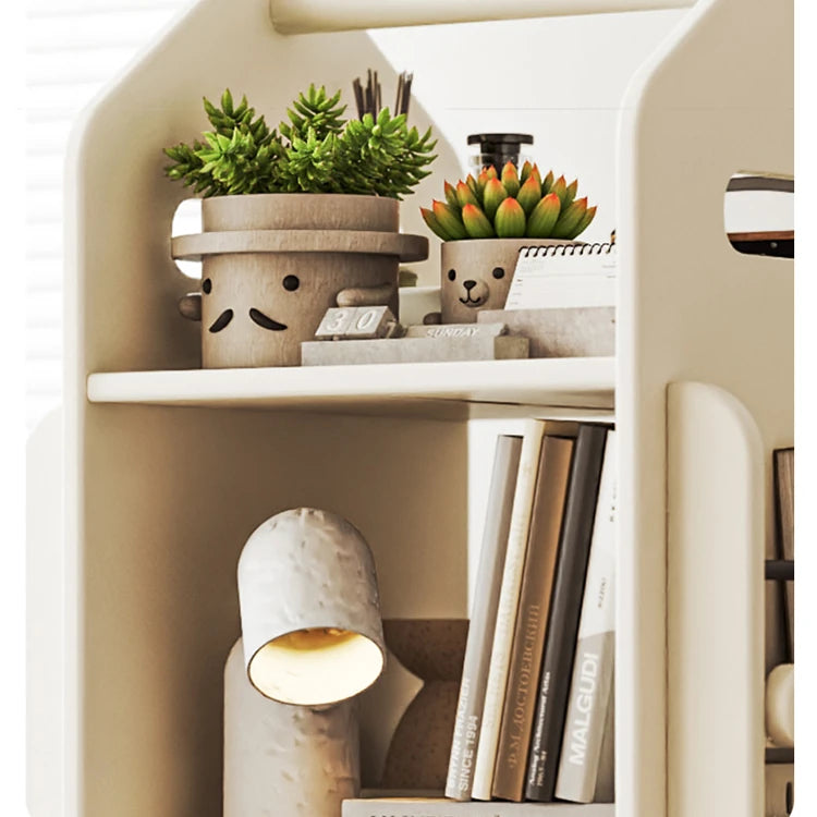 Stylish Solid Wood Storage Rack - Modern and Versatile Bookshelf for Home Organization hrvr-5081