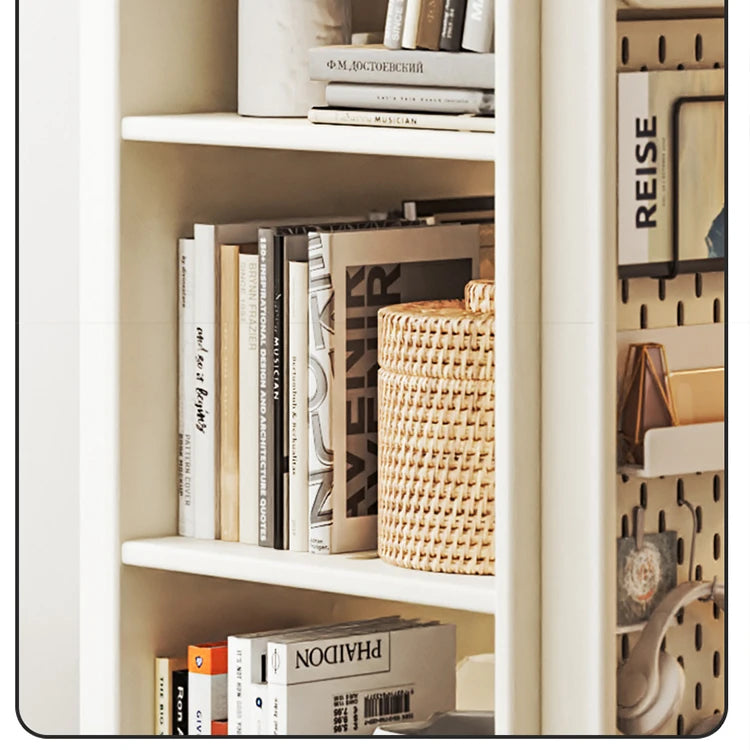 Stylish Solid Wood Storage Rack - Modern and Versatile Bookshelf for Home Organization hrvr-5081