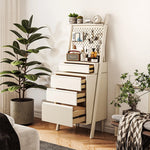 Stylish Solid Wood Pine Multi-Layer Cabinet with Functional Organizer – Perfect for Modern Living Spaces! hrvr-5084