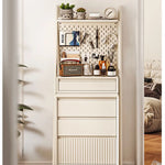 Stylish Solid Wood Pine Multi-Layer Cabinet with Functional Organizer – Perfect for Modern Living Spaces! hrvr-5084