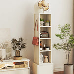 Elegant Solid Wood and Glass Full-Length Mirror – Stylish Multi-Layer Board Design for Home Décor hrvr-5085