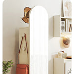 Elegant Solid Wood and Glass Full-Length Mirror – Stylish Multi-Layer Board Design for Home Décor hrvr-5085