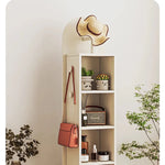 Elegant Solid Wood and Glass Full-Length Mirror – Stylish Multi-Layer Board Design for Home Décor hrvr-5085