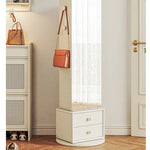 Elegant Solid Wood and Glass Full-Length Mirror – Stylish Multi-Layer Board Design for Home Décor hrvr-5085