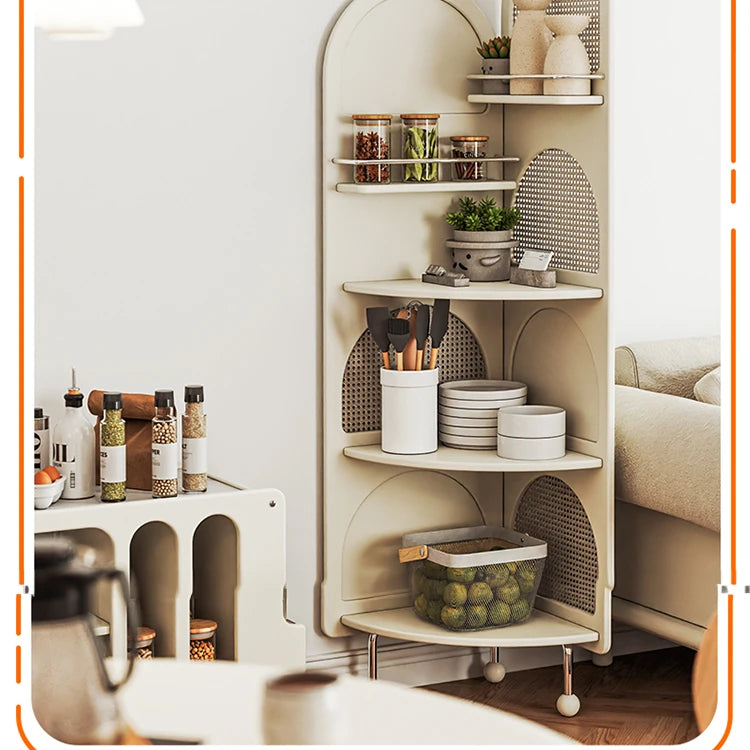 Stylish Solid Wood Rattan Weaving Cabinet - Elegant Curved Design for Modern Living Spaces hrvr-5086