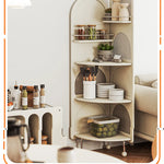 Stylish Solid Wood Rattan Weaving Cabinet - Elegant Curved Design for Modern Living Spaces hrvr-5086