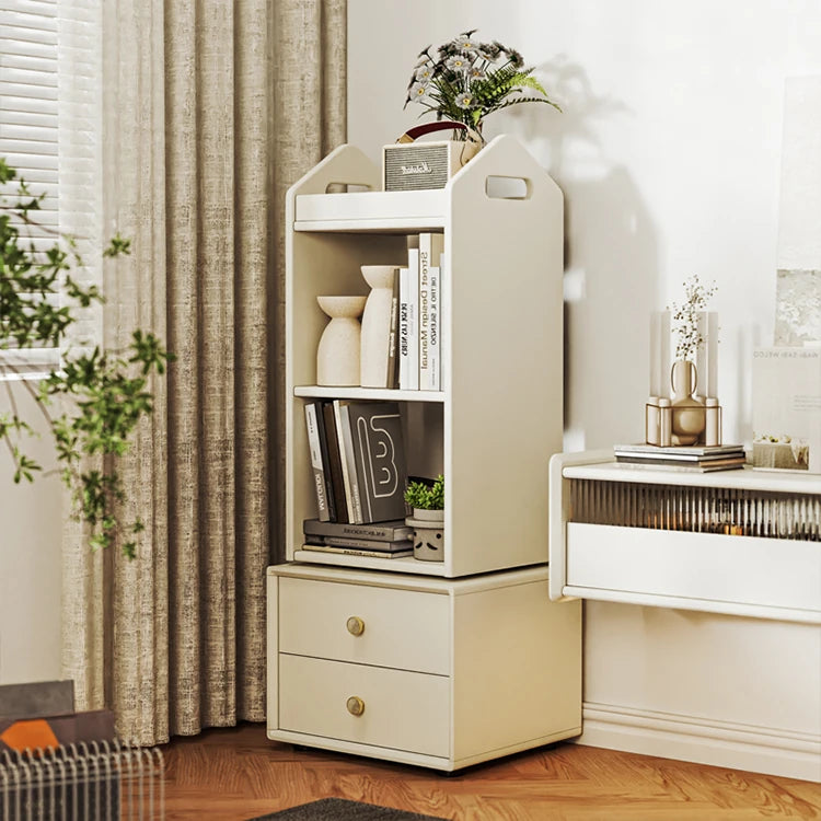 Elegant Solid Wood Multi-Layer Cabinet with Drawers – Stylish Storage Solution for Bedroom or Living Room hrvr-5089
