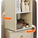 Elegant Solid Wood Multi-Layer Cabinet with Drawers – Stylish Storage Solution for Bedroom or Living Room hrvr-5089