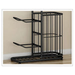 Multi-Tier Metal Sports Storage Rack for Balls & Equipment Organization hsen-2027