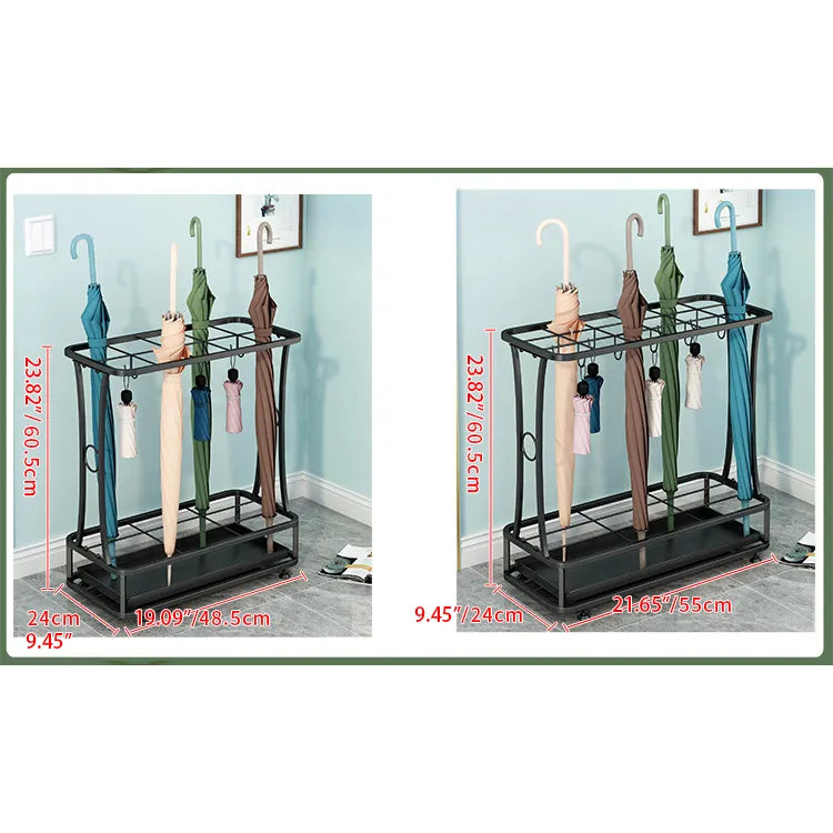 Stylish Metal Umbrella Storage Rack - Waterproof & Durable Design hsen-2028