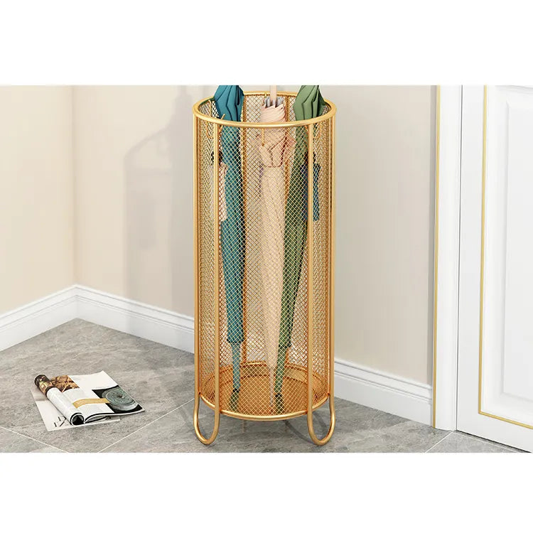 Stylish Metal Mesh Umbrella Holder | Elegant Storage Solution for Home and Office hsen-2029