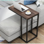 Industrial Chic Tea Table with Metal Frame and Wood Top - Perfect for Modern Living Spaces hsen-2032