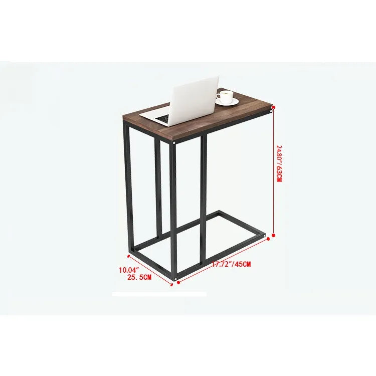 Industrial Chic Tea Table with Metal Frame and Wood Top - Perfect for Modern Living Spaces hsen-2032
