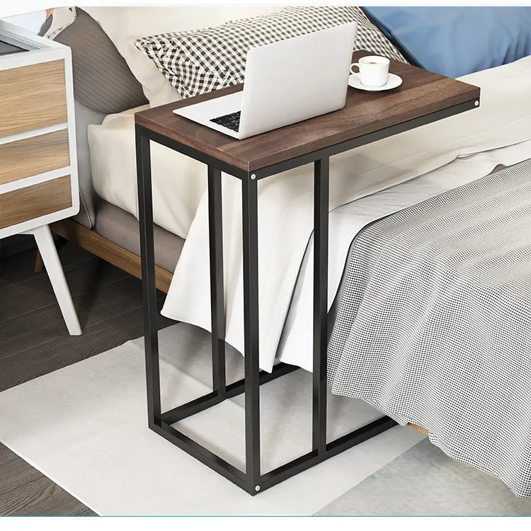 Industrial Chic Tea Table with Metal Frame and Wood Top - Perfect for Modern Living Spaces hsen-2032