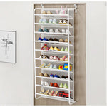 Over-the-Door Metal Shoe Storage Rack - Maximize Space with Style hsen-2035