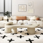 Modern Minimalist Concrete Tea Table - Stylish Living Room Accent Piece hsj-2251