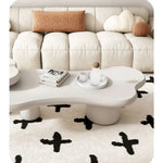 Modern Minimalist Concrete Tea Table - Stylish Living Room Accent Piece hsj-2251