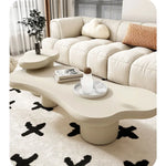 Modern Minimalist Concrete Tea Table - Stylish Living Room Accent Piece hsj-2251