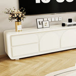 Modern White TV Cabinet with Sleek Minimalist Design for Stylish Living Rooms hsj-2260