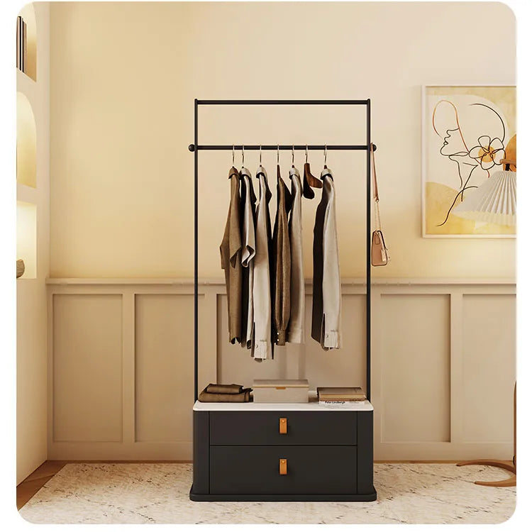 Stylish Coat Hanger with Sintered Stone Base - Elegant Home Organizing Solution hsj-2268