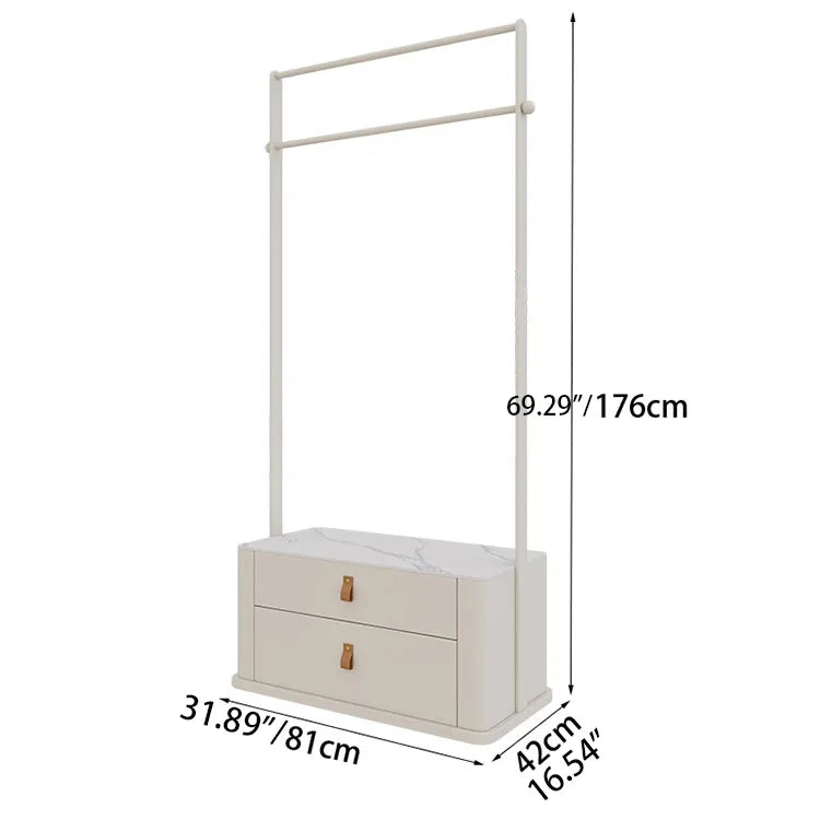 Stylish Coat Hanger with Sintered Stone Base - Elegant Home Organizing Solution hsj-2268