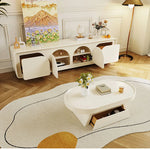 Modern Sleek White Tea Table - Elegant Design for Stylish Living Rooms hsj-2269