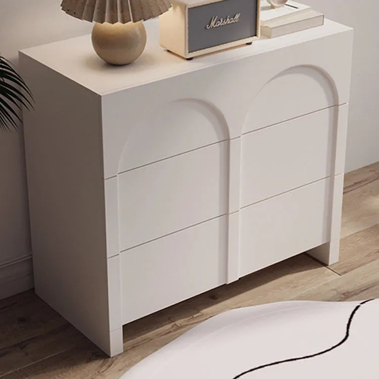 Modern Ash Wood Cabinet with Arched Design - Elevate Your Space hsj-2273