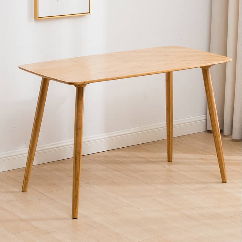 Elegant Bamboo Table in Natural Wood Finish - Perfect for Modern Living Spaces hsl-119