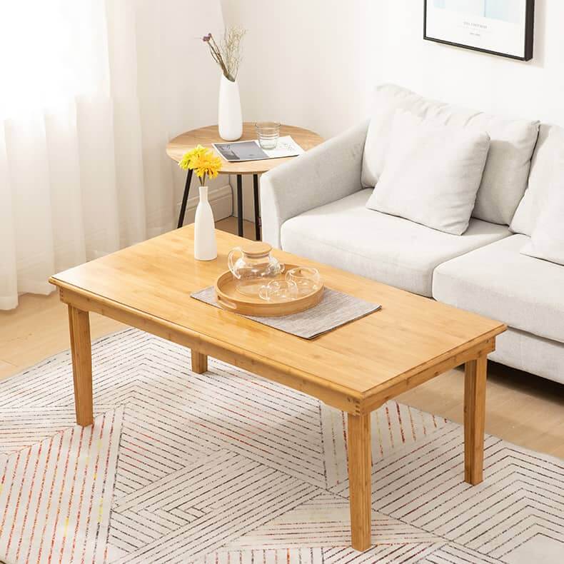 Elegant Natural Bamboo Tea Table - Perfect for Stylish Interiors hsl-125