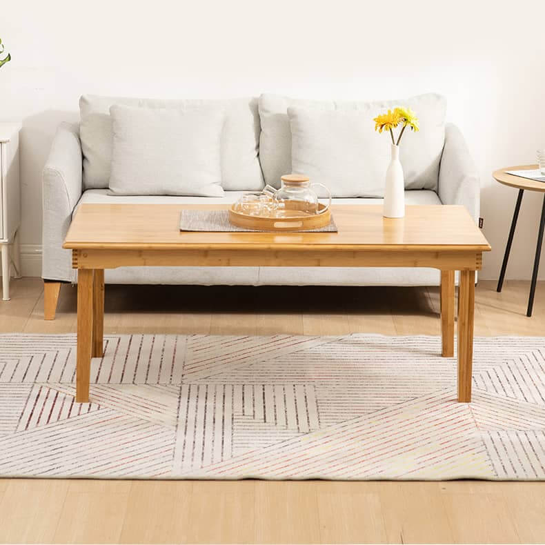 Elegant Natural Bamboo Tea Table - Perfect for Stylish Interiors hsl-125