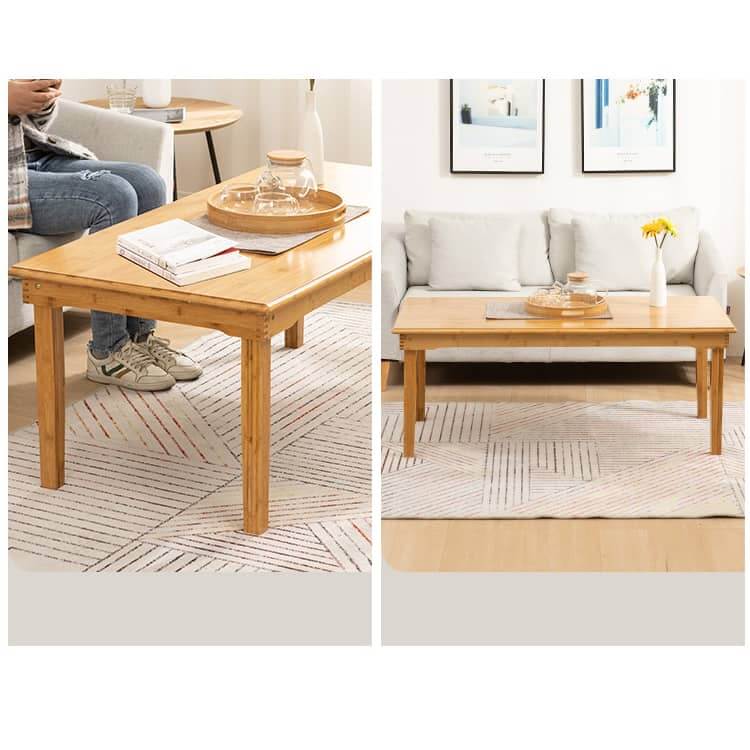 Elegant Natural Bamboo Tea Table - Perfect for Stylish Interiors hsl-125