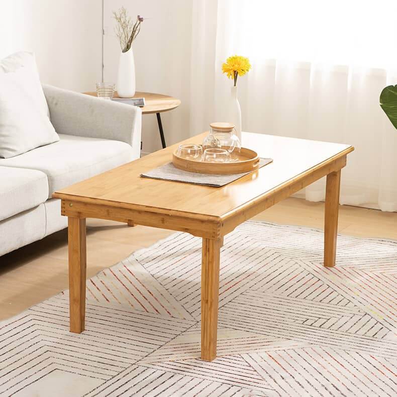 Elegant Natural Bamboo Tea Table - Perfect for Stylish Interiors hsl-125