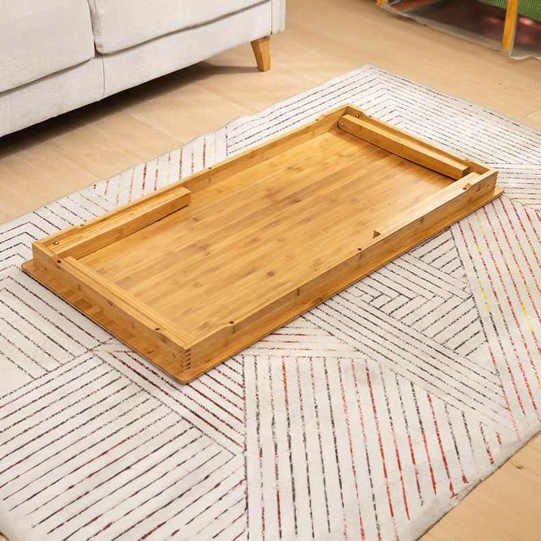 Elegant Natural Bamboo Tea Table - Perfect for Stylish Interiors hsl-125