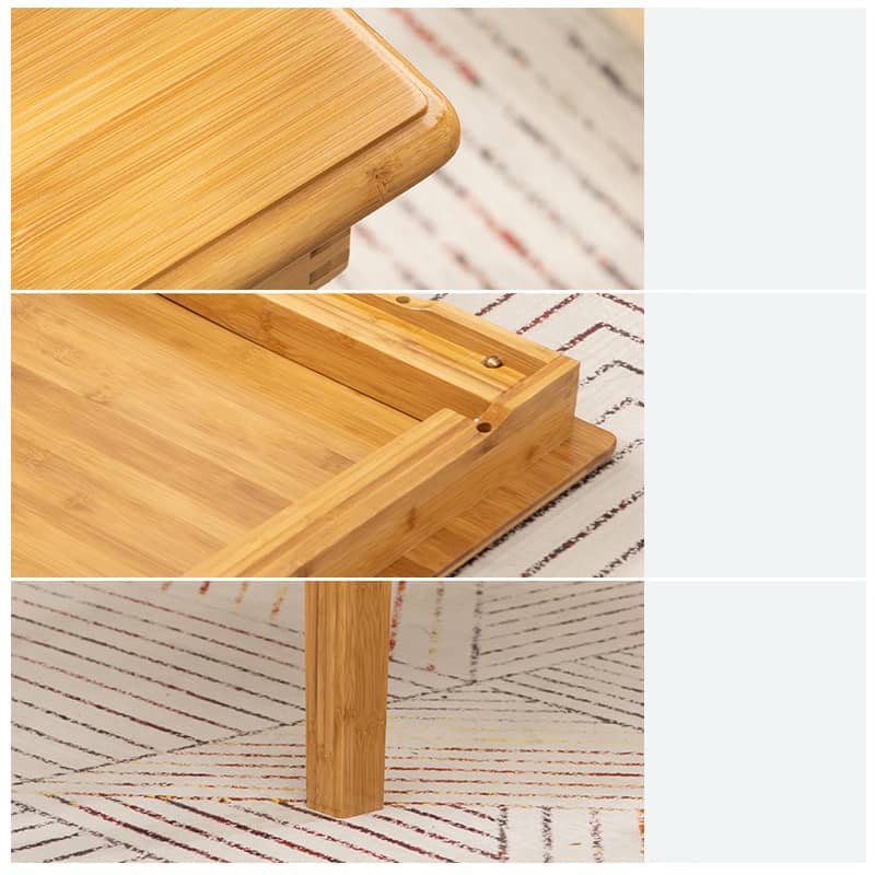 Elegant Natural Bamboo Tea Table - Perfect for Stylish Interiors hsl-125