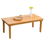 Elegant Natural Bamboo Tea Table - Perfect for Stylish Interiors hsl-125