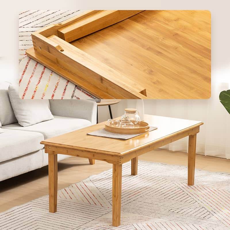 Elegant Natural Bamboo Tea Table - Perfect for Stylish Interiors hsl-125