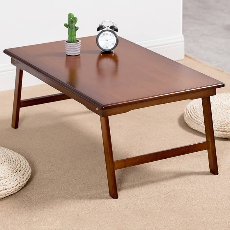 Elegant Bamboo Tea Table in Natural Wood Finish - Perfect for Modern Living Spaces hsl-127