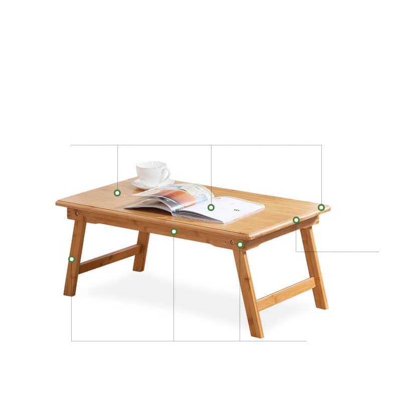 Elegant Bamboo Tea Table in Natural Wood Finish - Perfect for Modern Living Spaces hsl-127