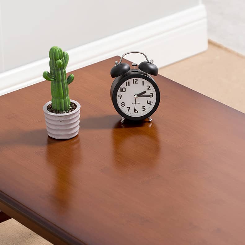 Elegant Bamboo Tea Table in Natural Wood Finish - Perfect for Modern Living Spaces hsl-127