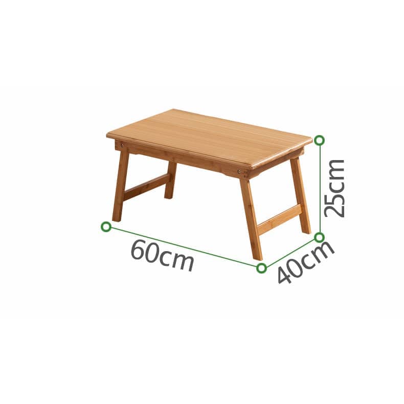 Elegant Bamboo Tea Table in Natural Wood Finish - Perfect for Modern Living Spaces hsl-127