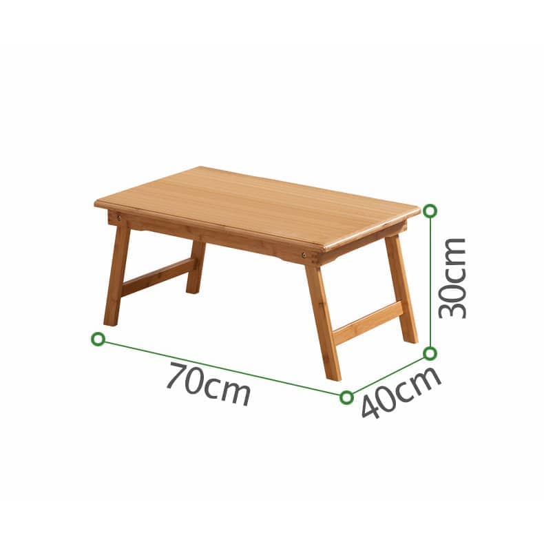 Elegant Bamboo Tea Table in Natural Wood Finish - Perfect for Modern Living Spaces hsl-127