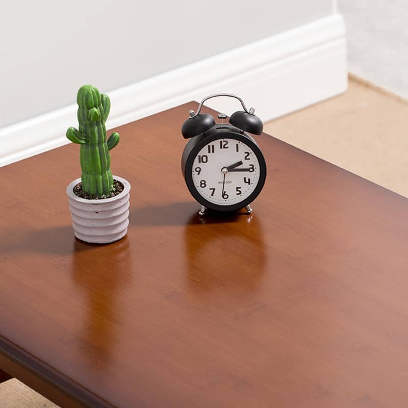 Elegant Bamboo Tea Table in Natural Wood Finish - Perfect for Modern Living Spaces hsl-127