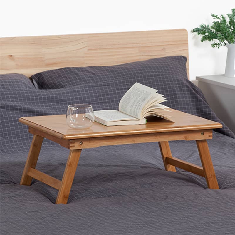 Elegant Bamboo Tea Table in Natural Wood Finish - Perfect for Modern Living Spaces hsl-127