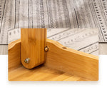 Natural Wood Color Bamboo Tea Table - Elegant and Stylish Decor Piece hsl-128