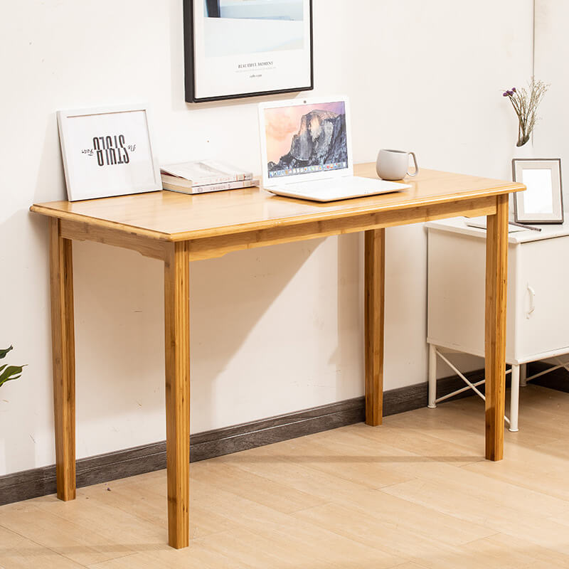 Stunning Natural Wood Color Bamboo Table - Perfect for Modern Interiors hsl-129