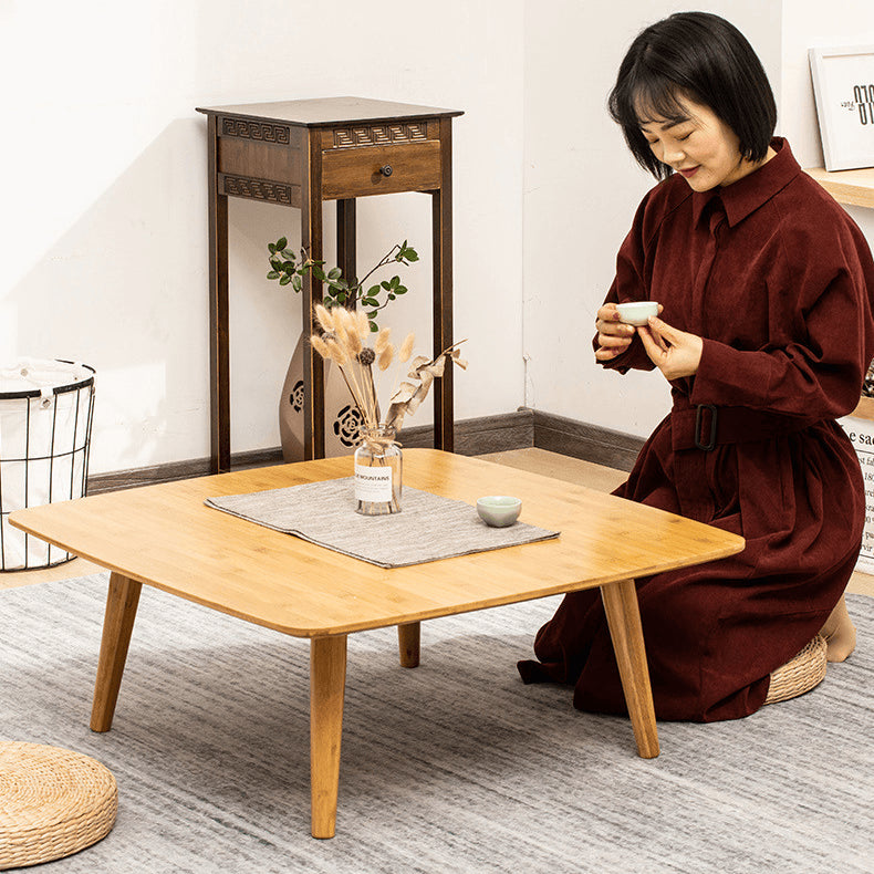 Elegant Natural Bamboo Tea Table – Perfect for Modern Living Spaces hsl-134