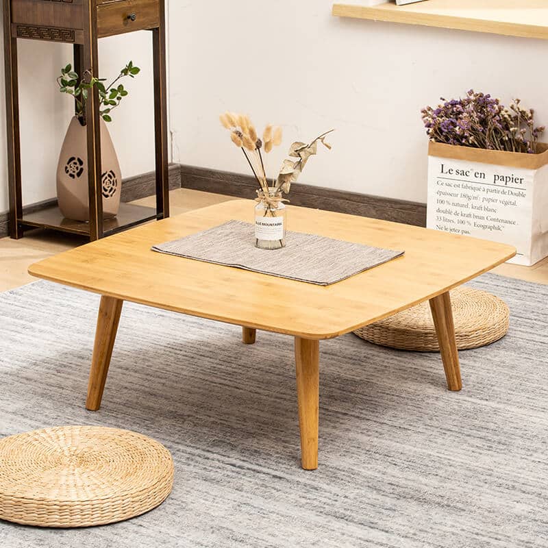 Elegant Natural Bamboo Tea Table – Perfect for Modern Living Spaces hsl-134